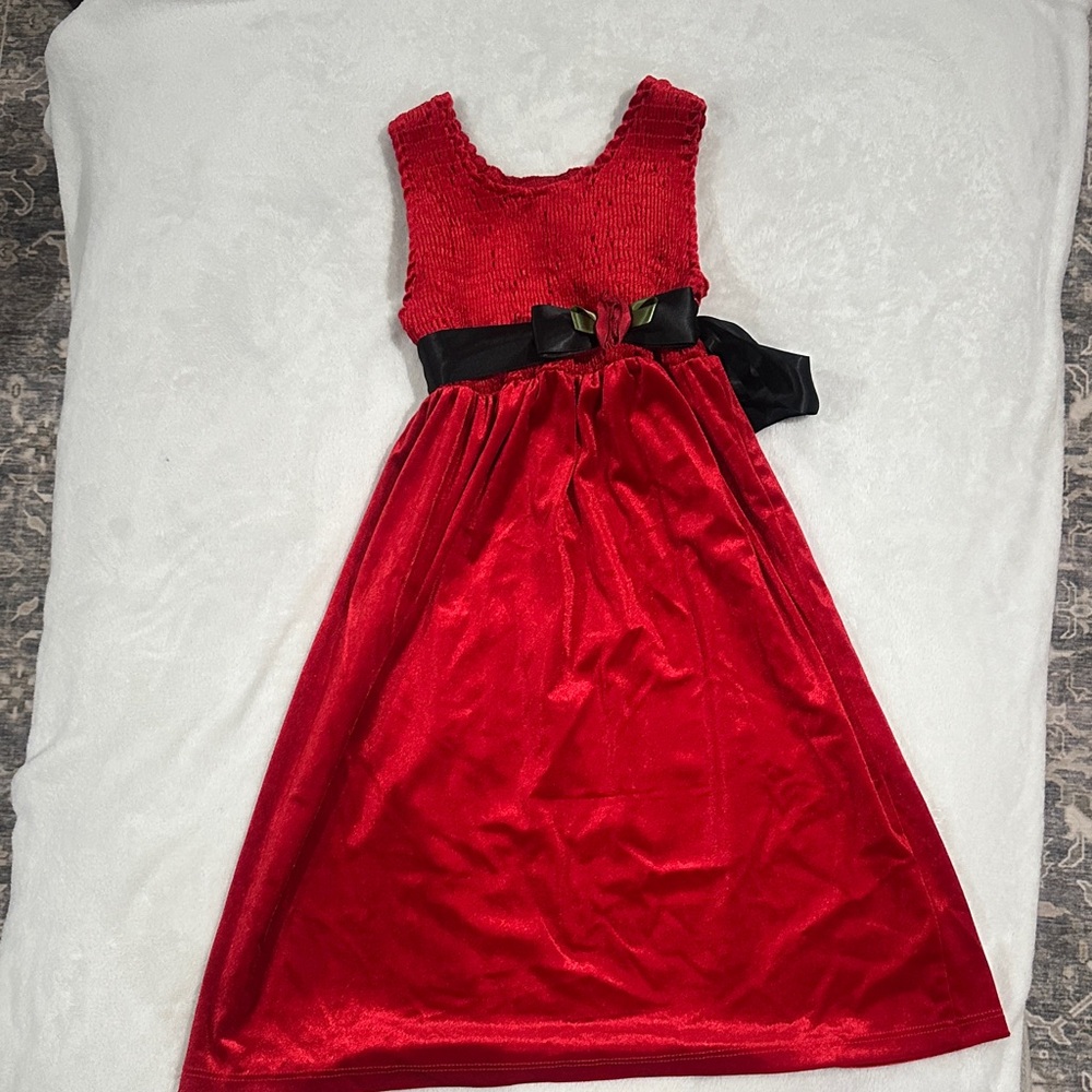 Elegant Red Kids Formal Dress